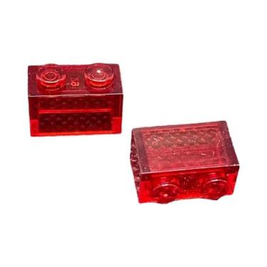 Imagem de 40 Peças Blocos De Montar DIY 1x2 Pontos ABS Educacionais Criativos Co