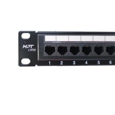 Imagem de patch panel 24portas utp cat6 c/ guia traseiro carregado condutti