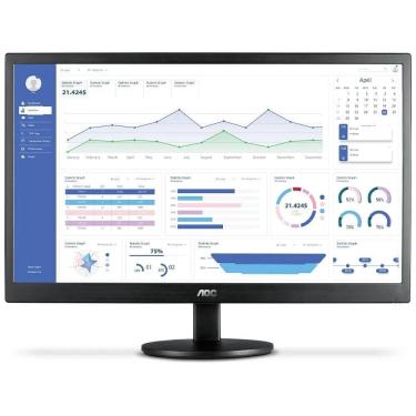Imagem de Monitor AOC 18,5" LED HD Widescreen HDMI VGA E970SWHNL