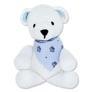 Imagem de Amigurumi Urso Crochê 21 cm artesanal branco