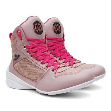 Imagem de Bota de Treino Feminino Couro Musculação Treino Tênis Academia Conforto Versátil Profissional-Feminino