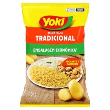 Imagem de Batata Palha Frita Tradicional Yoki Pacote 380g Embalagem Econômica