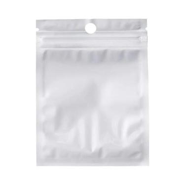 Imagem de Sacos Plásticos Brancos Autoadesivos Para Joias, Ziplock Para Armazena