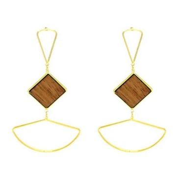 Imagem de Brinco Folheado a Ouro 18k Modelo Maxxi Luxo