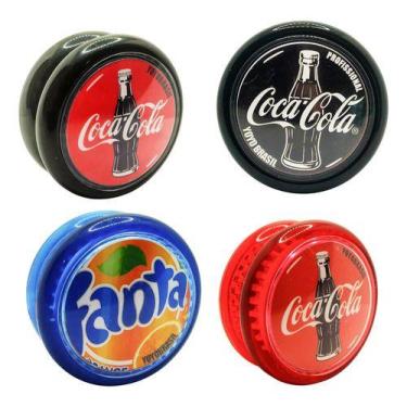 Imagem de Io-io (ioio,yo-yo) De Rolamento Coca Profissional Kit Com 4 - YoyoBras