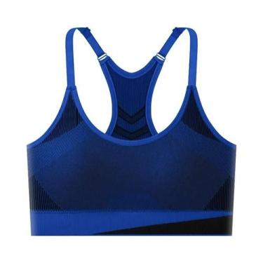 Imagem de Sutiã Esportivo Feminino Respirável Com Almofadas, À Prova De Choque, 