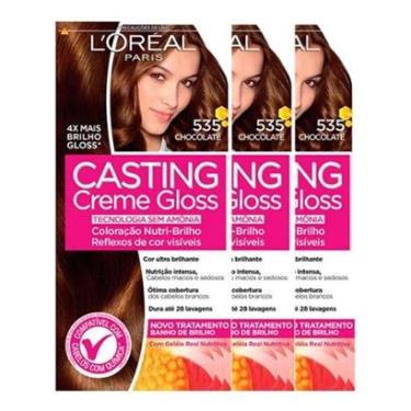 Imagem de L'Oréal Paris Coloração Casting Creme Gloss Kit - 535 Chocolate Kit-Unissex