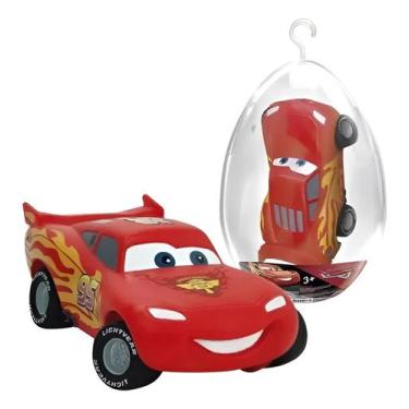 Imagem de Ovo De Pascoa Carros Relampago Mcqueen De Vinil Lider, Vermelho