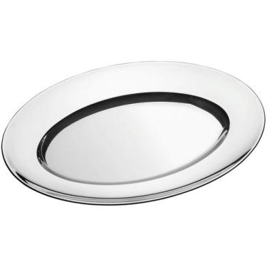 Imagem de Travessa Rasa Tramontina Buena Em Aço Inox 30x20 Cm Tramontina, Inox, 