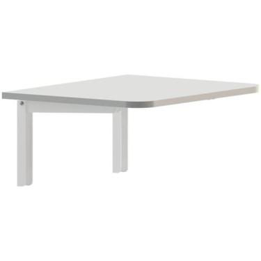 Imagem de Mesa Retrátil De Parede Cozinha Suspensa Dobrável Branca - BemFixa, Br