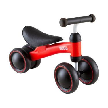 Imagem de Bicicleta de equilibrio 4 rodas vermelho - buba, Vermelho