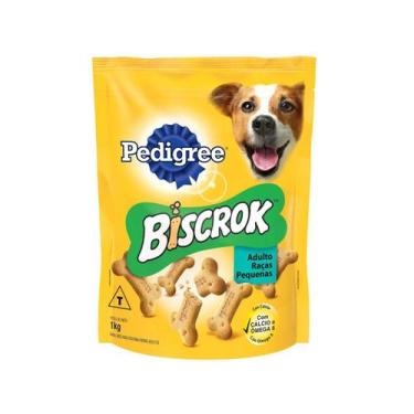 Imagem de  Biscoito p/Cães Adultos Pequenos 1kg Pedigree Biscrok