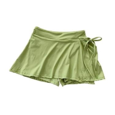 Imagem de Saia Esportiva de Ioga com Bolso Lateral - Secagem Rápida para Badmint