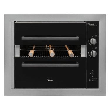 Imagem de Churrasqueira Fischer 36170 A Gás Embutir Ranch 3 Espetos Inox GLP  Bivolt 36170-101659