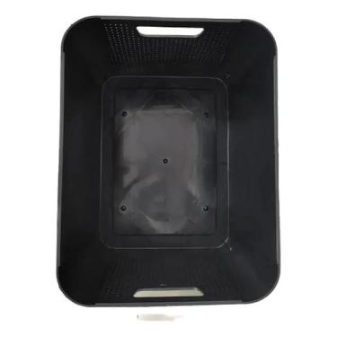 Imagem de Caixa Organizadora Rattan Preto N2 Plasnew