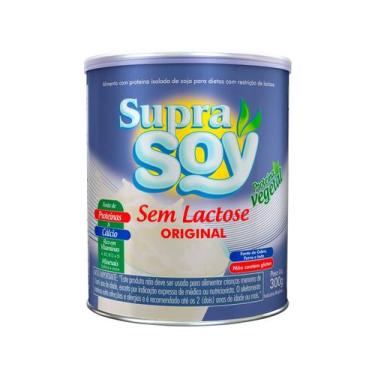 Imagem de Leite Supra Soy Sem Lactose Original com 300g - JOSAPAR