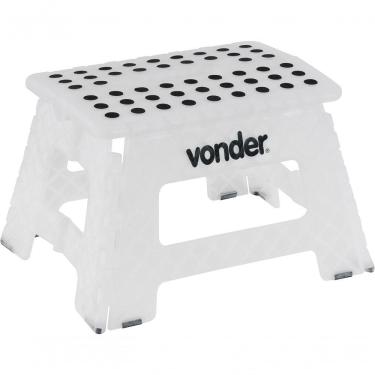 Imagem de Banqueta Plástica Dobrável 355x285x220mm 150kg - Vonder