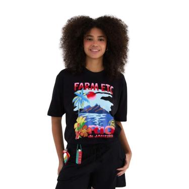 Imagem de Tshirt Farm Rio Ipanema Silk Poster-Feminino