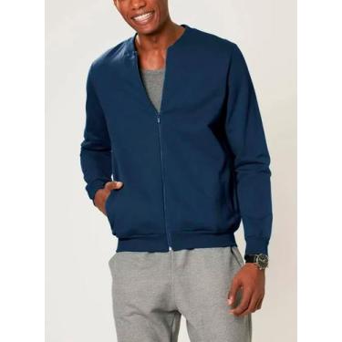 Imagem de Jaqueta Moletom Malwee 1000006666 Masculina Flanelada Algodão. T. P/XG