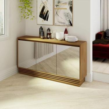 Imagem de Balcão Buffet com Espelho Amêndoa - Tecnomobili, Amêndoa