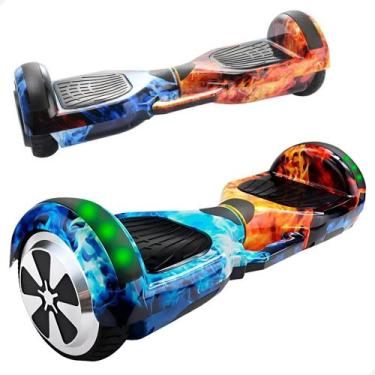 Imagem de Skate Elétrico Radical Hoverboard Smart Balance fogo gelo