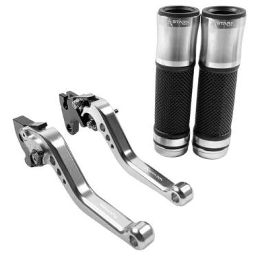 Imagem de Kit Manete Manopla Esportivo Xt 225 Xt660r Dt 200 Tdm 25 - Stark Race,