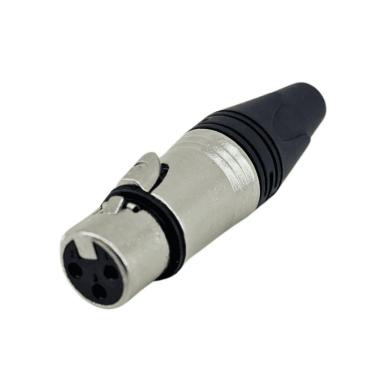 Imagem de Conector Xlr Femea De Linha Modelo (profissional)