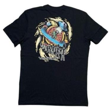 Imagem de Camiseta Lost 22512818X Industries - Preto Tamanho Camiseta:G1-Masculino