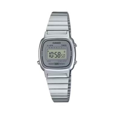 Imagem de Relógio casio digital vintage cinza la670wa-7df-sc