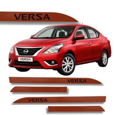 Imagem de Friso Lateral Nissan Versa Facao Protetor de Porta Cores - Macall, Ver