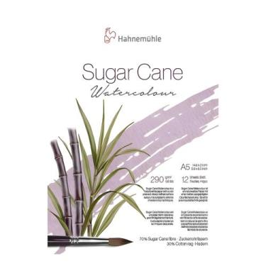 Imagem de Bloco Aquarela Sugar Cane Textura Fina Hahnemuhle A5 12 Folhas