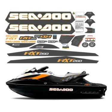 Imagem de Kit Adesivos Vinil Jet Ski compatível Seadoo RXT 260 2012 - SPTS
