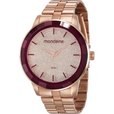 Imagem de RELÓGIO ANALÓGICO FEMININO MONDAINE OURO ROSÉ  53710LPMVRE3 ESTILO EM CADA SEGUNDO-Femi...