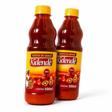 Imagem de KIT 2 Kidende Azeite de Dendê 100 Puro Óleo 500ml  Essência da Bahia, 