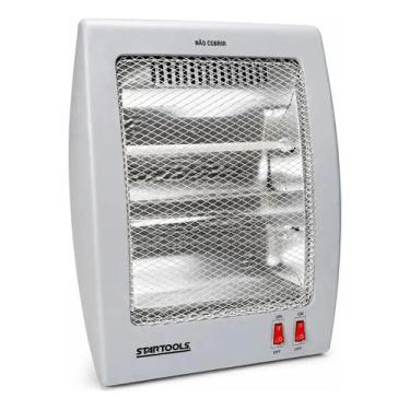 Imagem de Aquecedor Elétrico Portátil 800W Halógeno com 2 Níveis e Segurança - S