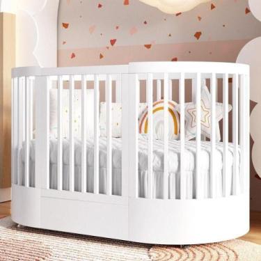 Imagem de Berço Infantil Progressivo Wave 3 Em 1 Divicar Branco - MULTIMOVEIS