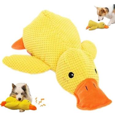 Imagem de Brinquedo para cães Mellow Dog Calming Duck Yellow com som de grasnar 