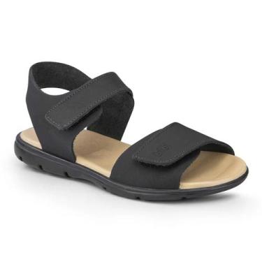 Imagem de Sandália Infantil BIBI Sandals Mini Basic Couro Masculino, Preto, 30