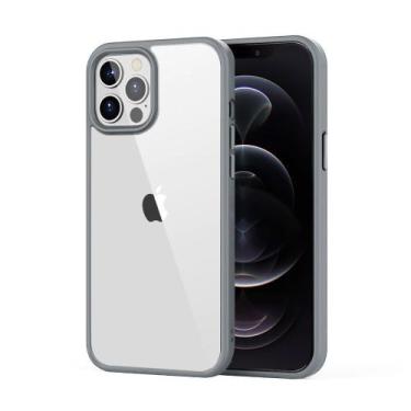 Imagem de Capa Bumper Antichoque compatível com iPhone 12 Pro Max 6.7 - SUAIOCE,