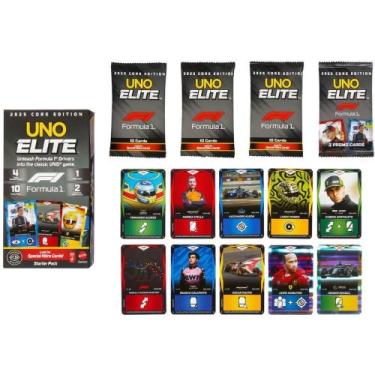 Imagem de Jogo de Cartas UNO Elite F1 KIT Inicial