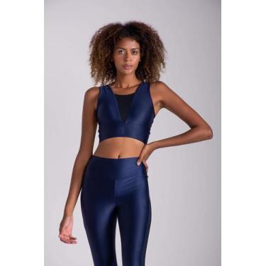 Imagem de Top LARULP Mandaue Lori Sport Azul Metalico , P