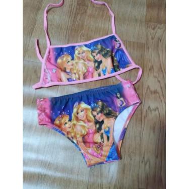 Imagem de Biquíni para criança, estampa da Barbie - Roupas 