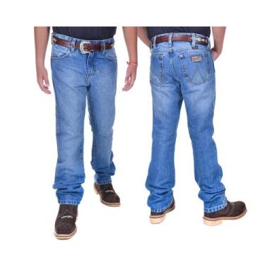 Imagem de Calça Country Jeans Infantil Wrangler Delavê Kids Ref.13MJKSB, 08