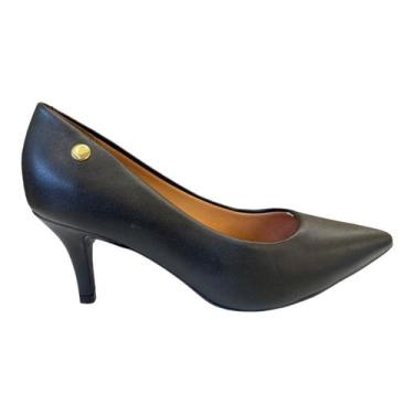 Imagem de Sapato Feminino Scarpin Vizzano Casual Salto Médio 1185.702 Preto, Pre
