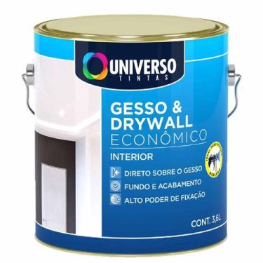 Imagem de Tinta Para Gesso Branco 3.6lts - Universo