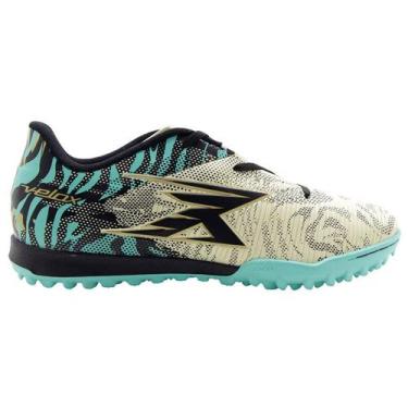 Imagem de Chuteira Society OXN Velox 6 X-Pro 2 Masculino, Bege dourado menta pre