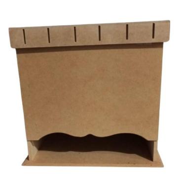 Imagem de Porta Fraldas Passa Fita Mdf Cru 17.006 24x16x23cm 0196 - Fabricando A