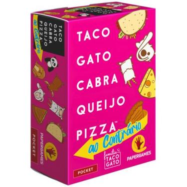 Imagem de Jogo Taco Gato Cabra Queijo Pizza ao Contrario Papergames