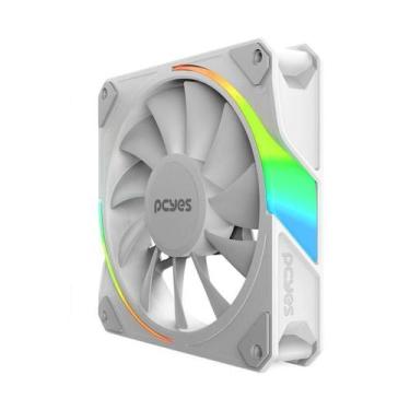 Imagem de Cooler Fan Para Gabinete Sangue Frio 3 Argb White Ghost 120Mm Pcyes - 