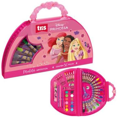 Imagem de Maleta artística pintura desenho princesas - 150 pcs - tris